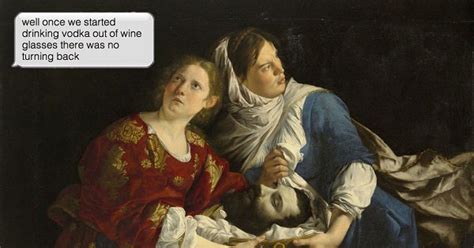 This Series Of Texts Superimposed On Classic Paintings Is Absolute
