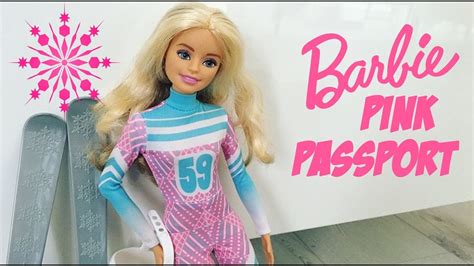 Barbie Pink Passport Ski Doll Review Unboxing [made To Move] Youtube