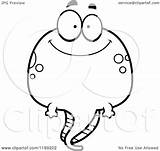 Tadpole Mascot Happy Clipart Royalty Vector Cartoon Cory Thoman Illustration sketch template