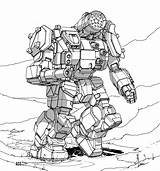 Battletech Thunderbolt Sword Shimmering Robot Drawing Deviantart Cyberpunk Choose Board Mech War Machine sketch template
