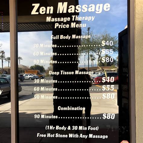 zen massage massage spa  palm desert