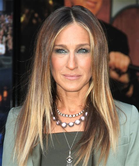 Sarah Jessica Parker Long Straight Casual Hairstyle