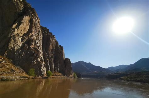 fotos paisagem rio amarelo em lanzhou noroeste da chinaportuguesexinhuanetcom
