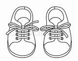 Coloring Pages Kids Shoes Template Printable Colouring Shoe Preschool Sheets Baby Choose Board Info sketch template