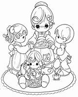Coloring Pages Precious Moments Printable Grandma Christmas Kids Colouring Dia Biscuits Colorear Para Color Print Sheets Drawings Mom Cooking Adult sketch template