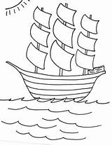 Mayflower Drawing Coloring Pages Getdrawings sketch template
