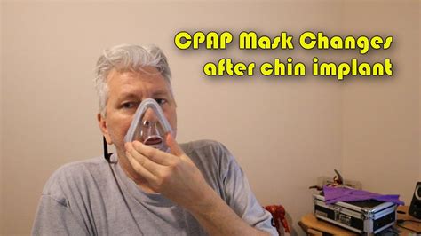cpap mask   chin implant youtube