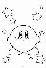 Kirby Coloring Pages Print Color Printable sketch template