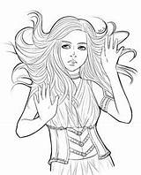 Adele Coloring Pages Getdrawings sketch template