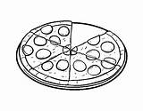 Pizza Italian Coloring Food Book Pasta Pages Coloringcrew Delicious Drawing Bread Cupcake Cupcakes sketch template