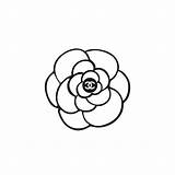 Camellia Drawing Chanel Clipartmag sketch template
