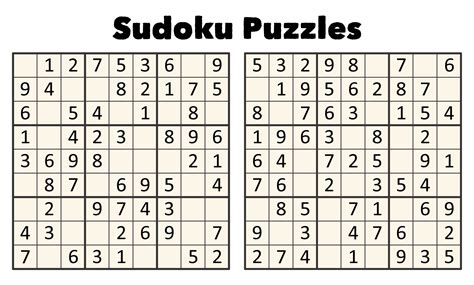 easy sudoku puzzles  print