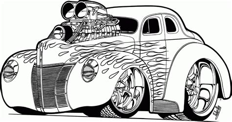 hot rod coloring pages  print coloring home