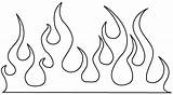 Flame Template Clipart Outline Flames Fire Clip Library sketch template