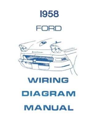 ford  custom fairlaine fairlane  wiring diagram manual ebay