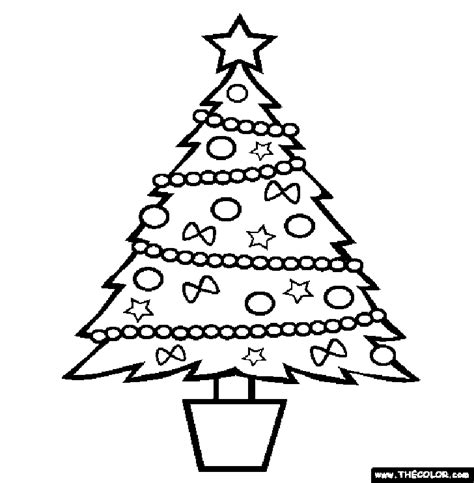 christmas tree coloring pages  kids disney coloring pages
