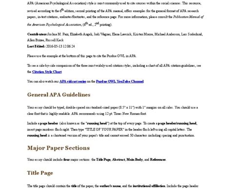 purdue owl  title page  edition   cite  website