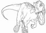 Rex Owen Dino Indominus Indominous Getdrawings Draw sketch template