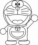 Doraemon Coloring Pages Say Hi Netart sketch template