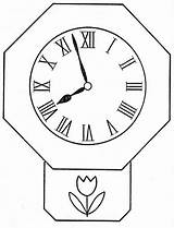 Pared Relojes Reloj sketch template