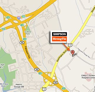 directions  simpson strong ties jessup maryland facility