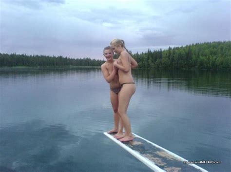 naughty swedish lesbian teens skinny dipping