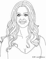Coloring Pages Katy Perry Underwood Carrie Printable Print Color sketch template