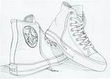 Converse Sketch Coloring Contour Chaussure Observational Dessins Skizze Croquis Nápady Imgarcade Webstockreview sketch template