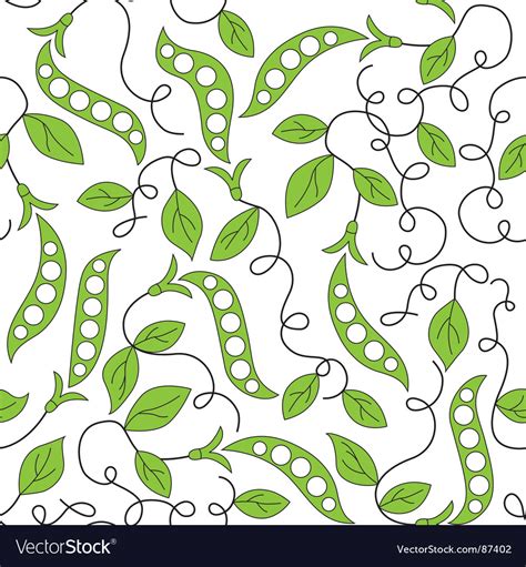 pea pod seamless background royalty  vector image