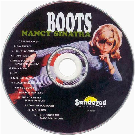 caratula cd de nancy sinatra boots portada