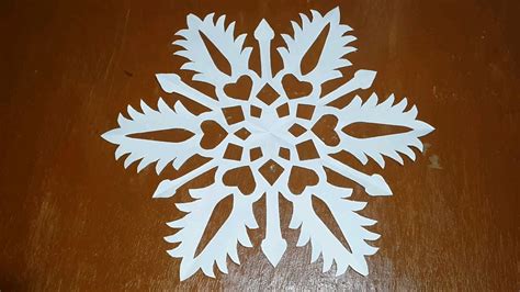 Paper Snowflake Tutorial 6 How To Make Snowflake In 5 Minutes