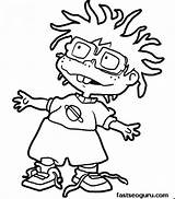 Rugrats Chuckie Desenho Anjinhos Nickelodeon sketch template