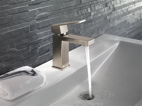delta faucet modern single handle bathroom faucet stainless  city favorites businesses