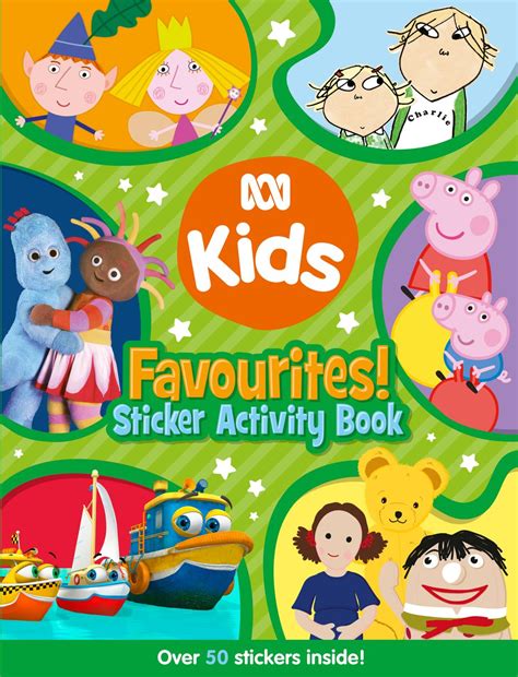 abc kids favourites sticker activity book abc paperback