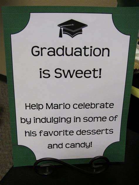 sweet table  ashleys graduation party graduation  graduation open houses graduation