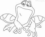 Frog Coloring Pages Kids Theme sketch template