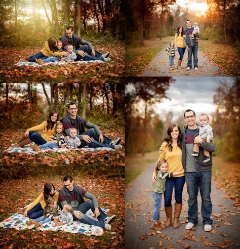 outdoor fall family portraits  stephens city va northern virginia family photography