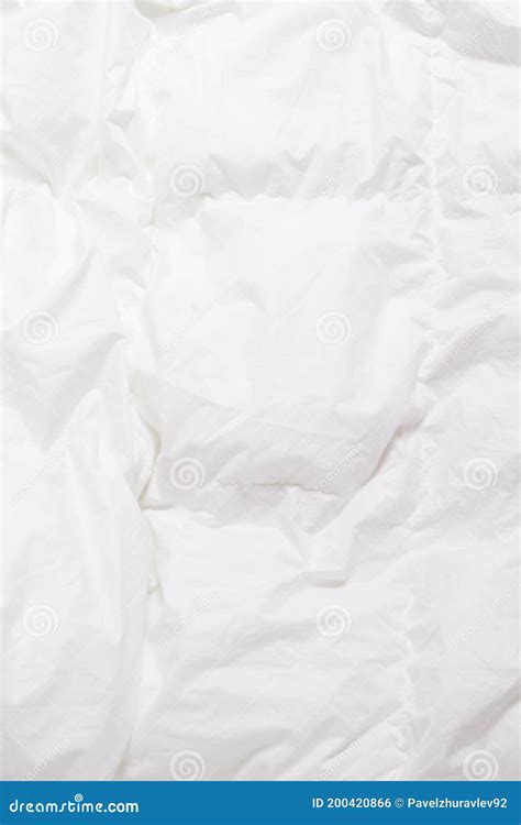 top view  bedding sheets crease white blanket texture close