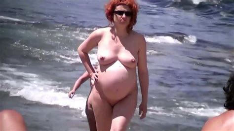Spy Beach Mature Pregnant Women Saggy Tits Huge Nipples It