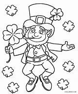 Leprechaun Coloring Pages Printable Kids St Sheets Patricks Cool2bkids Colouring Printables Choose Board Templates sketch template