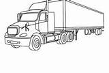 Pages Transporter Coloring Car Mack Truck sketch template