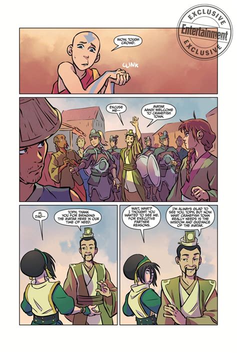 check out new avatar the last airbender comic preview