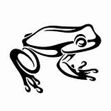 Frog Tribal Tattoo Choose Board Drawing Simple Tattoos sketch template