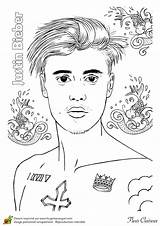 Justin Bieber Dessin Coloriage Hugolescargot Kendji Une Célébrité Colorier Depuis Enregistrée sketch template