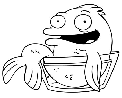 roger  american dad coloring page  printable coloring pages