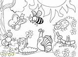 Coloring Bug Pages Getdrawings Insect sketch template