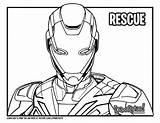 Rescue Avengers Endgame Draw Pepper Coloring Drawing Potts Too Armor Tutorial sketch template