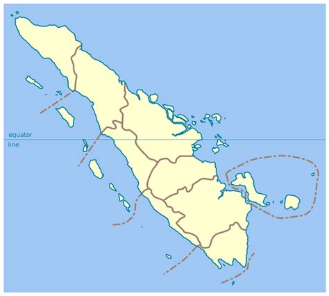 peta pulau sumatera batas wilayah kondisi geografis demografi