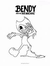 Bendy Ink Machine Coloring Pages Printable Everfreecoloring sketch template