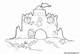 Sand Castle Coloring Printable Sandcastle Shells Beach Sandman Footprints Colouring Sheet Drawing Template Getcolorings Cool Clip Summer Thanksgiving Underwater sketch template